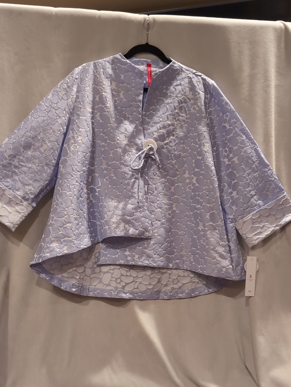 IC Collection Blue Floral Jacket